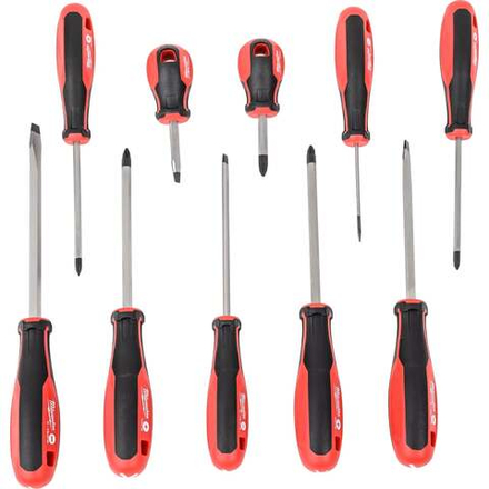 Набор магнитных отверток Milwaukee трехгранная рукоятка, 10 шт 4932471808