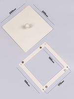 Люк Ревизионный с ручкой 200х200 Бежевый