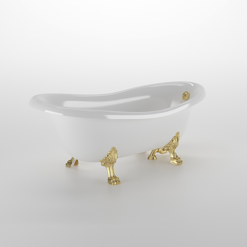 Ванна Migliore Bella на лапах "LEONE" STANDART  золото  26918