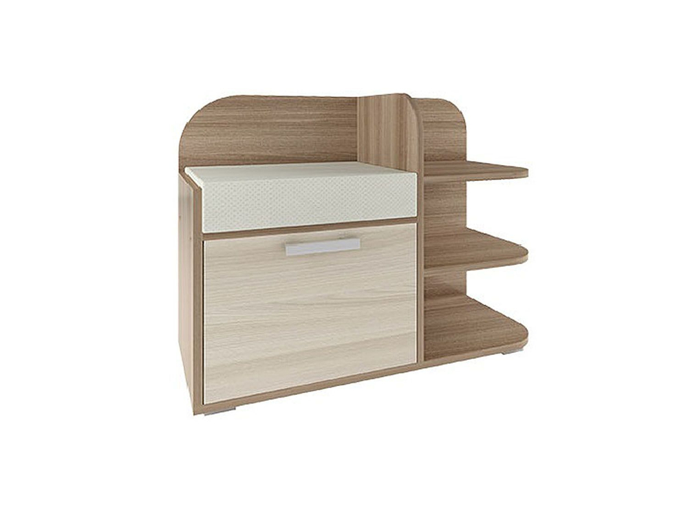 Ивушка 6 Тумба для обуви Ясень Шимо Темный / Светлый