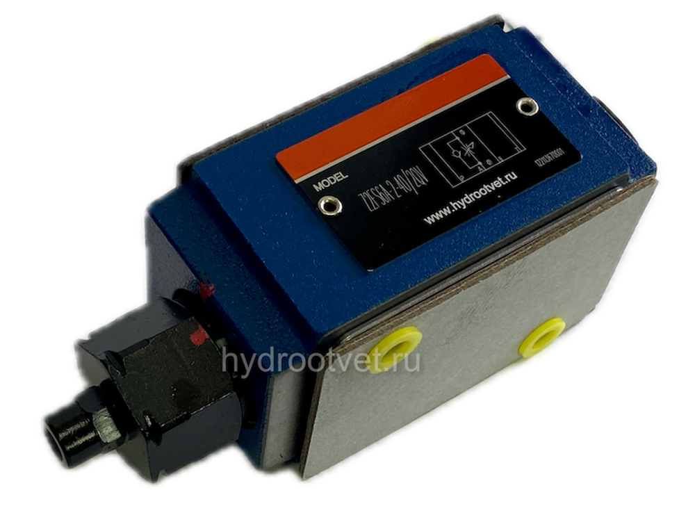 Z2FS6A2-4X/2QV - Дроссель Ду 6 модульного монтажа, в канале А, настройка 2Q = Стандартная