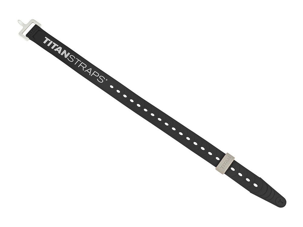 Ремень крепёжный TitanStraps Super Straps черный L = 46 см (Dmax = 12,7 см, Dmin = 3,2 см)