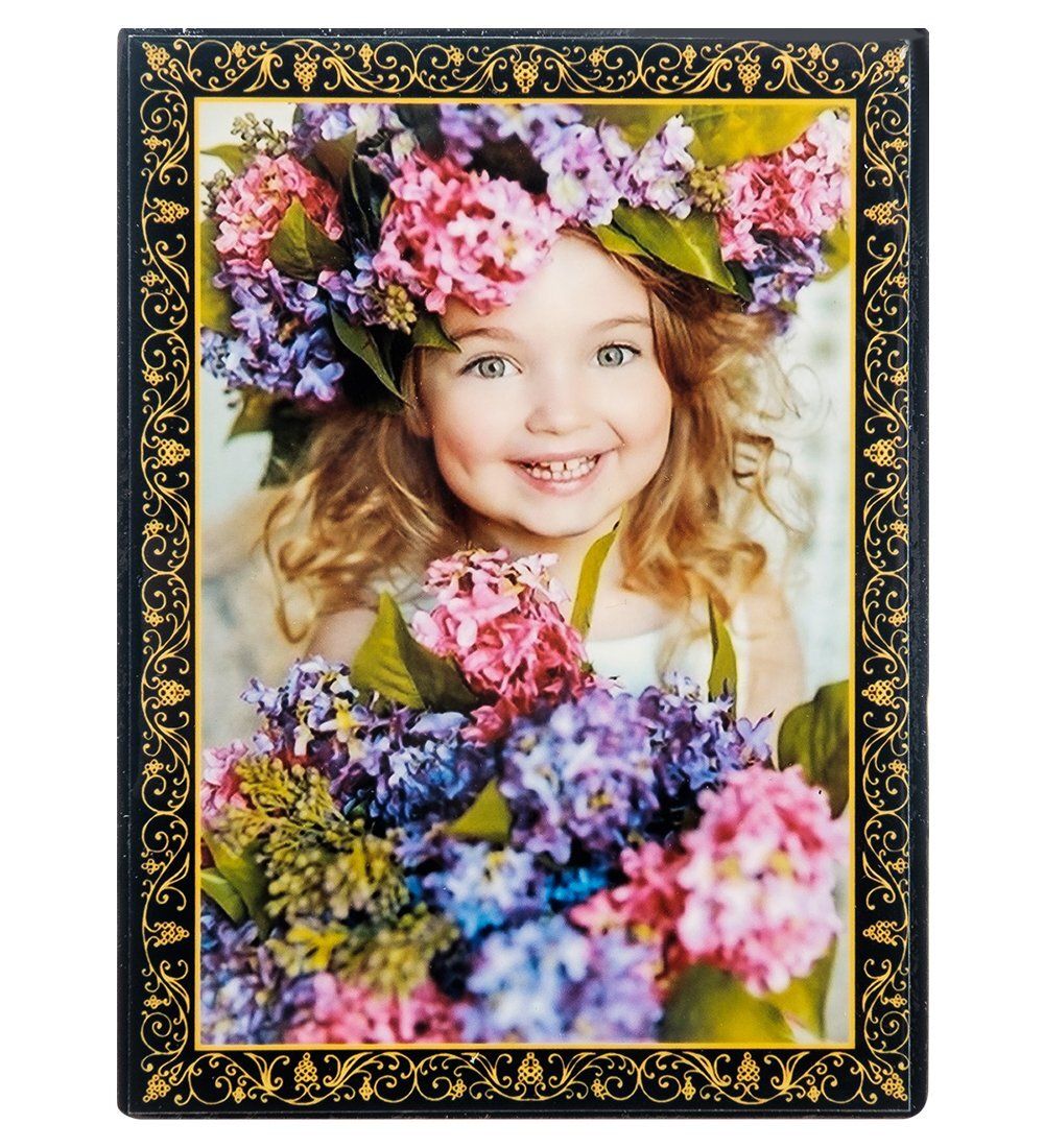 Народные промыслы ШК-11/ 2-P Шкатулка в технике декупаж (8х10х4)