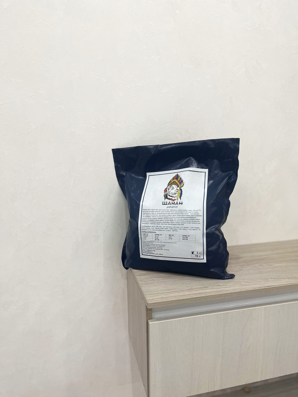 Сухой корм SHAMAN для котят 3 кг; для котят всех пород; Класс Холистик