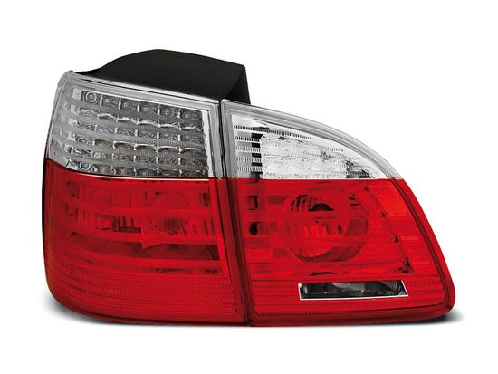 Задние фонари Bmw 5 E61 red white led