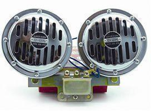 Сигнал звуковой 12 В (диски) 335/435Гц 125 мм хром AVS Electric