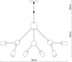 Подвесная люстра Arte Lamp MATRIX A3064SP-12WH
