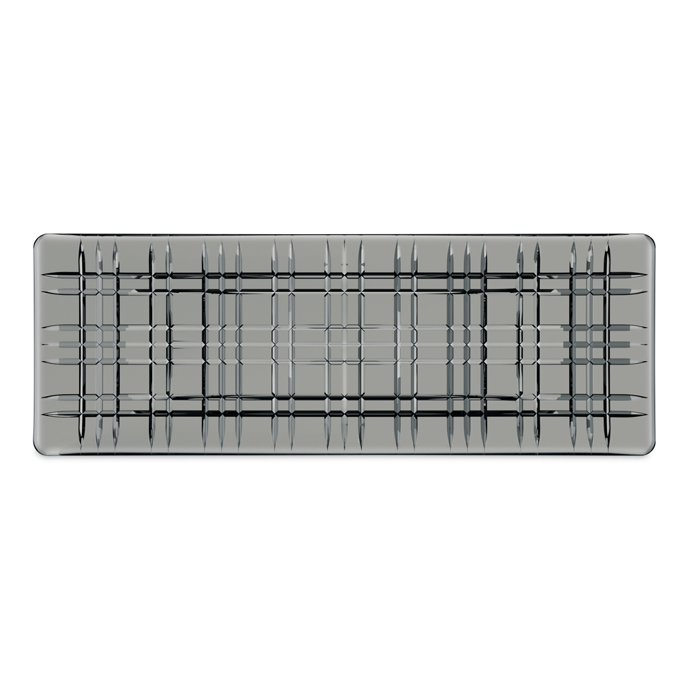 Блюдо прямоугольное 42см Nachtmann Square серое