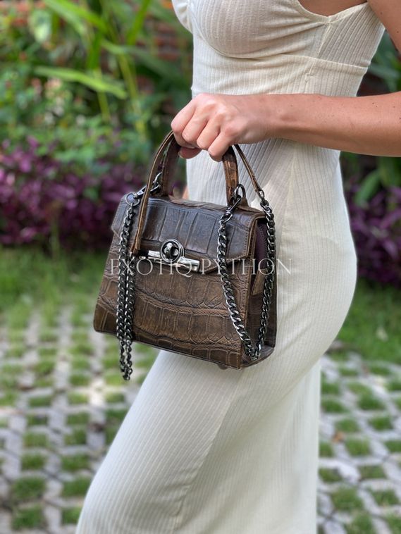 Сумка из кожи крокодила BG-381