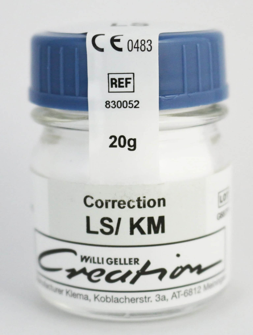 Корректирующая масса (Correction Powder, KM) Creation LS Willi Geller
