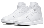 Кроссовки Jordan Air Jordan 1 Mid Triple White (Женская размерная сетка)