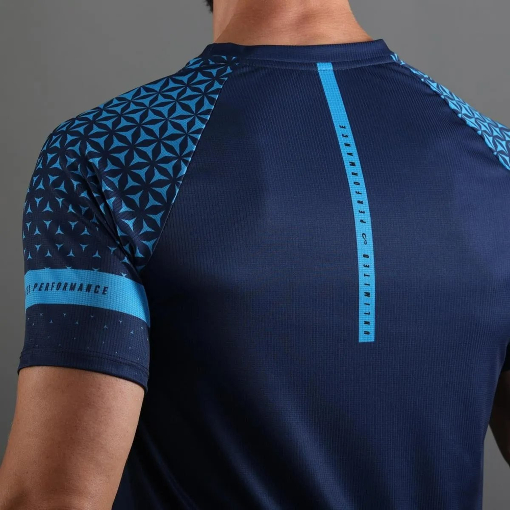 Одежда для тенниса Мужская, Футболка ENDLESS FEISTY GEO .