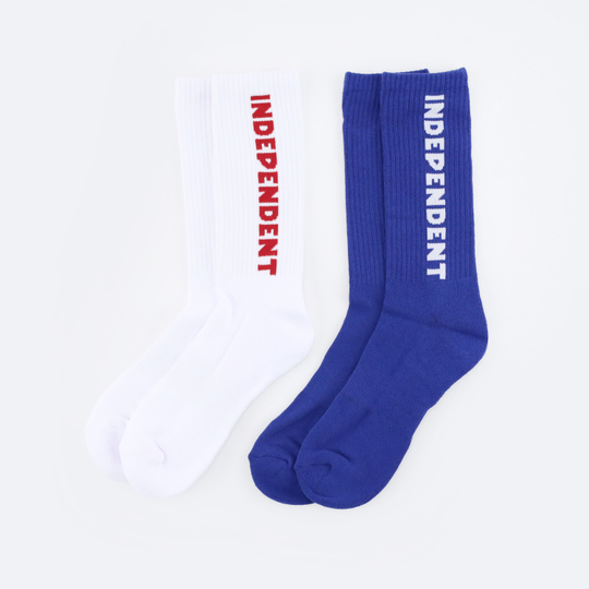 Носки Independent Baseline 2-Pack socks (white/navy)