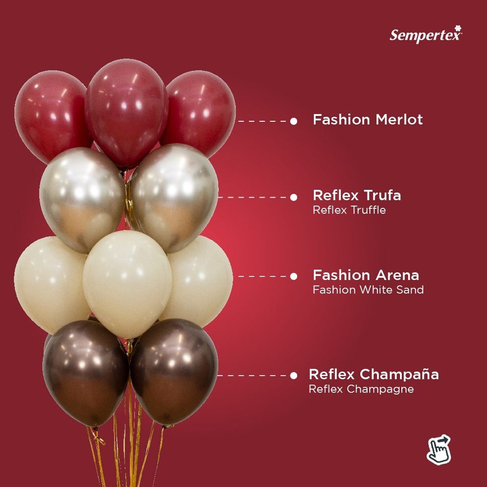 Шар (12''/30 см) Мерло (018), пастель, 12 шт.