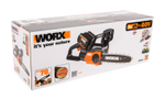 Цепная пила аккумуляторная WORX WG381E 40В 30см