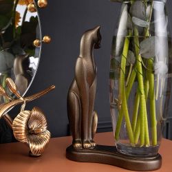 Ваза Кошка Шелби Бронза