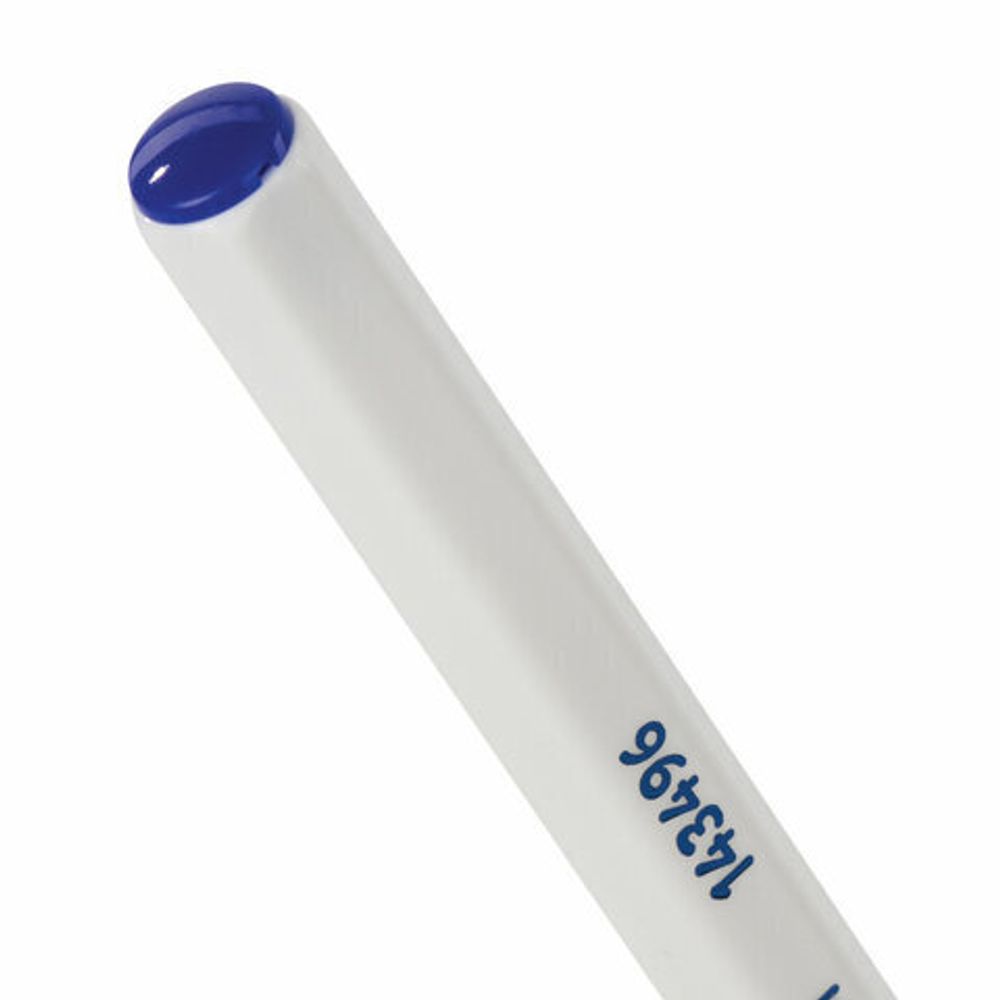 Ручки шариковые ЮНЛАНДИЯ "ШКОЛЬНАЯ", НАБОР 5 шт., СИНИЕ, длина письма 2000 м, узел 1 мм, линия письма 0,5 мм, 143496