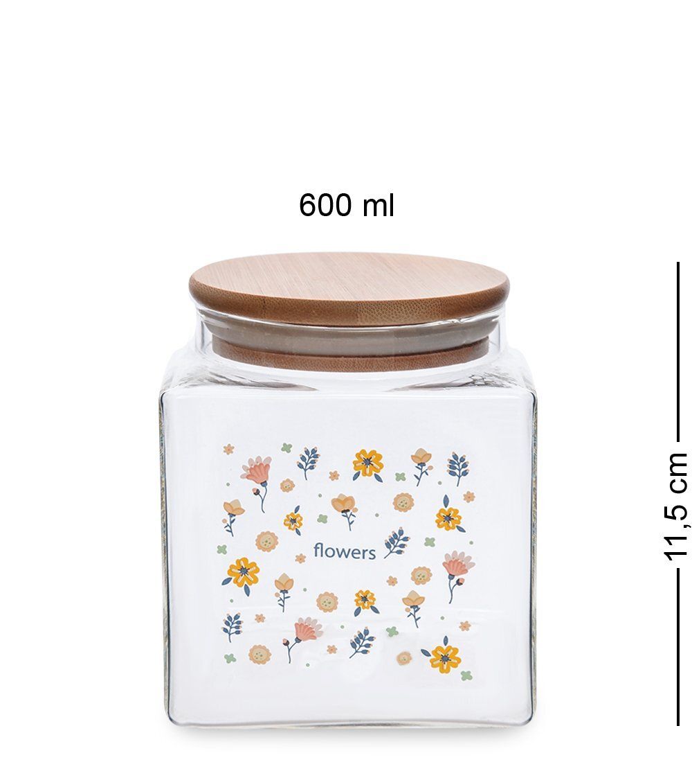 GS- 15/1 Банка для сыпучих «Вальс цветов» 600мл