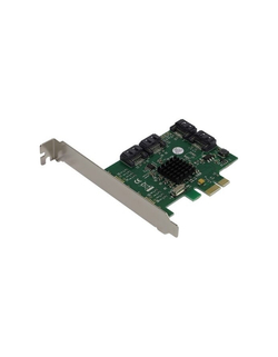 Модуль расширения ORIENT M9215S PCI-Ex v2.0, SATA3.0 6Gb / s, 4int port, поддержка HDD до 8TB, Marvell 88SE9215 chipset