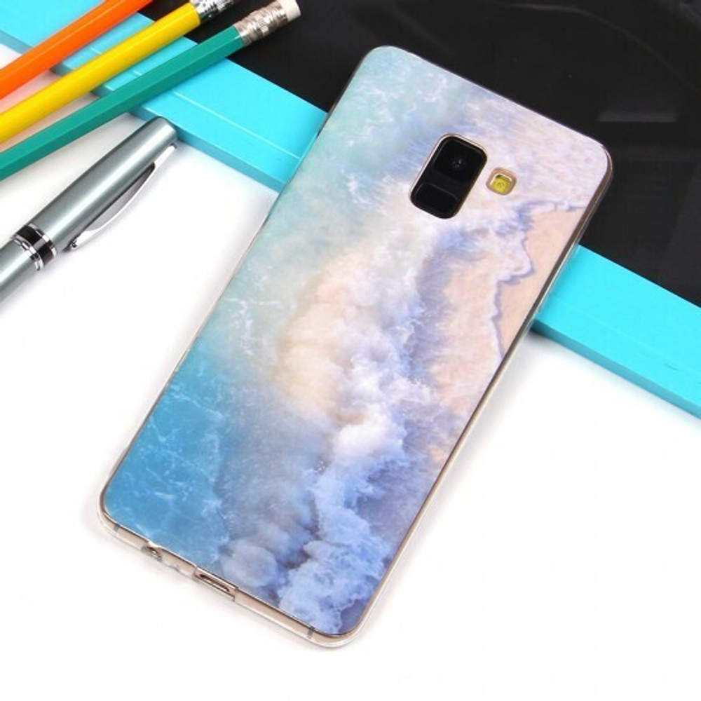 Матовый чехол для Samsung Galaxy A8+ (2018), 010738