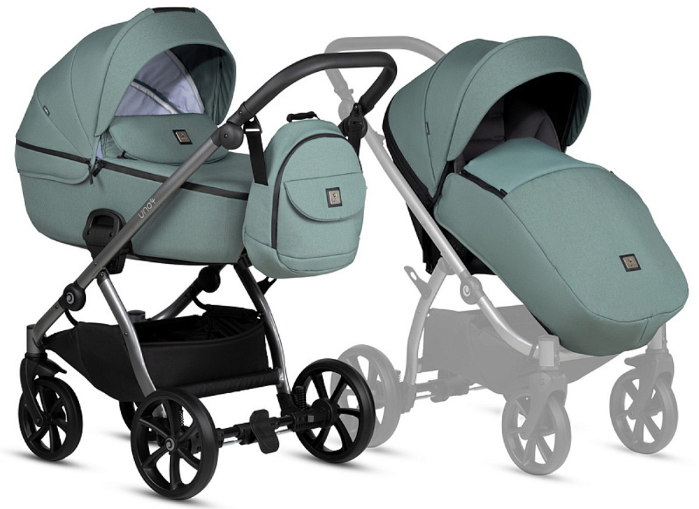 Детская коляска Tutis Uno 5 Plus Essential collection 3 в 1 1402143 Menta