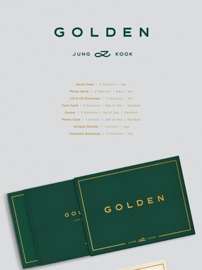 Альбом JUNG KOOK (BTS) - GOLDEN RANDOM Version