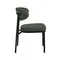 Стул Lucas 2 зеленый шенилл с чёрными ножками