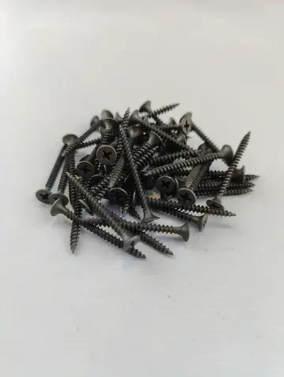 Саморезы по металлу черные 3,5мм х 41мм, 200шт