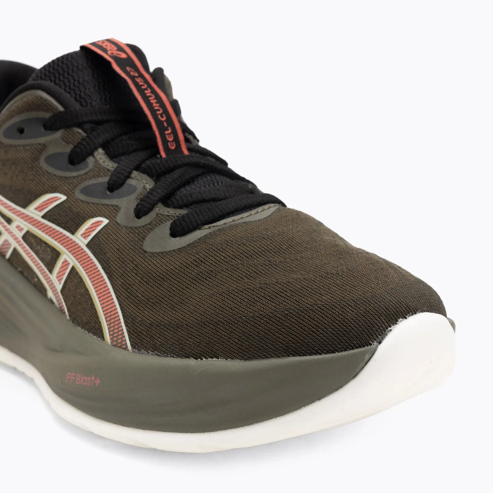Женские Кроссовки для бега ASICS Gel-Cumulus 27 GTX brown stone/dark pink clay