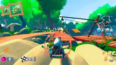 Игра Smurfs Kart (Смурфики) (Русская версия) для PlayStation 4