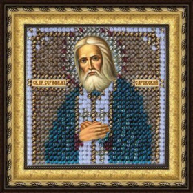 "Икона Св.Прп.Серафим Саровский"-138ПМИ вышивка