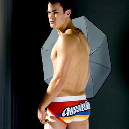 Мужские трусы брифы Aussiebum Spin Brief Red