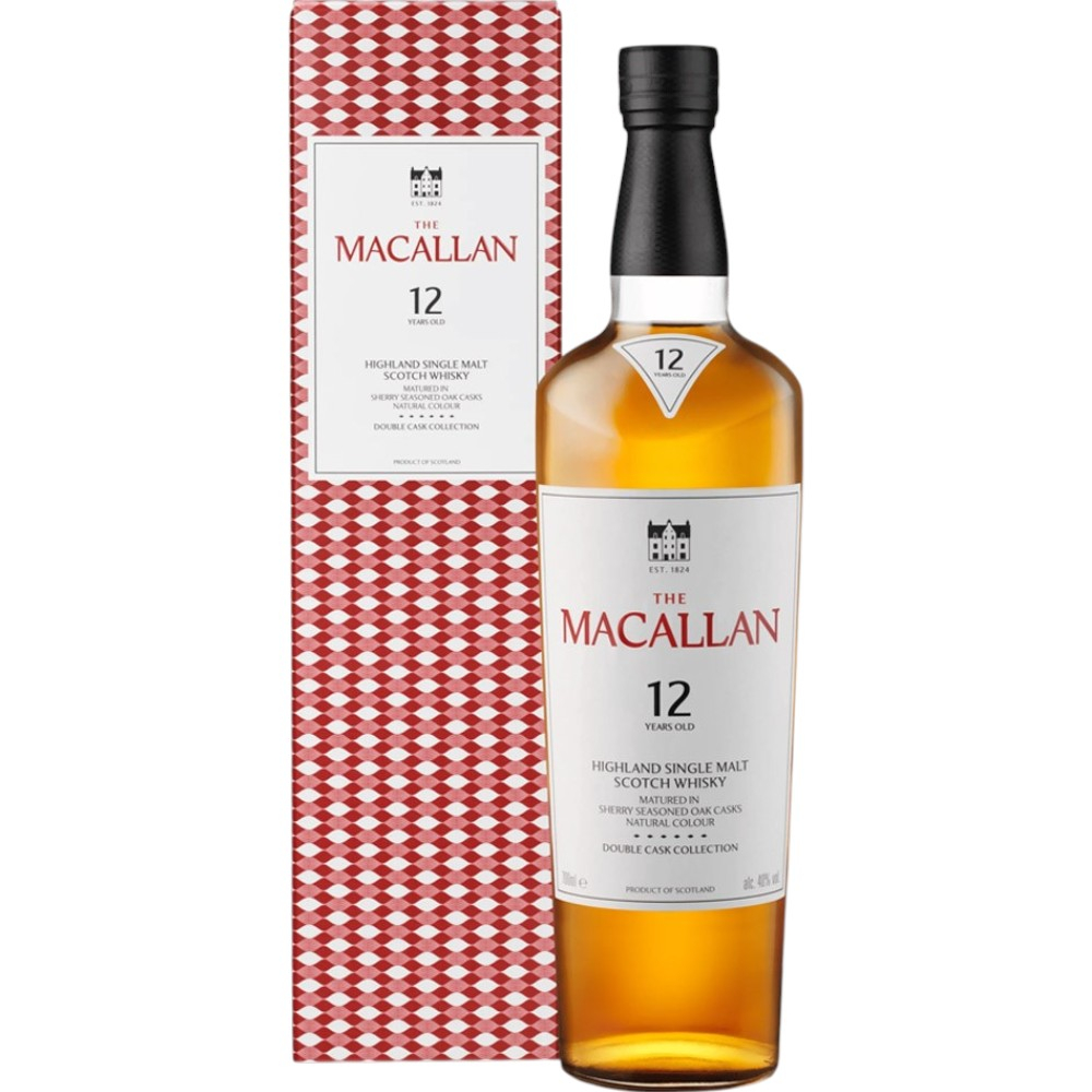 Виски The Macallan Double Cask 12 Y.O. 0,7 л. В подарочной коробке