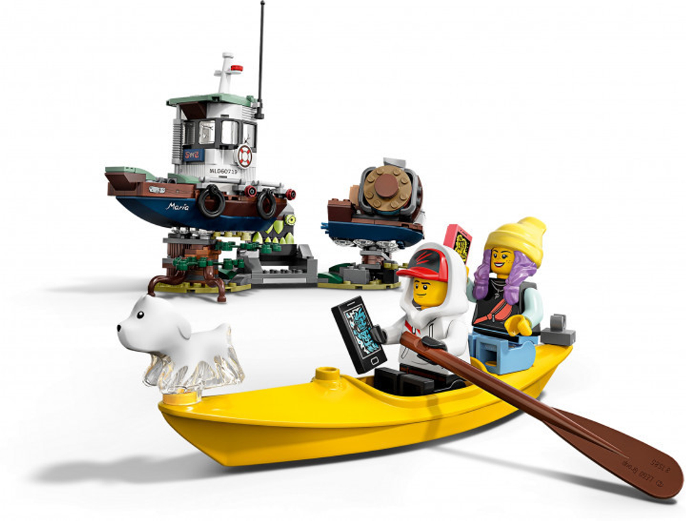 LEGO Hidden Side: Старый рыбацкий корабль 70419 — Wrecked Shrimp Boat — Лего Хидден сайд Скрытая сторона