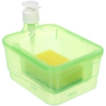 Подставка под губку с дозатором 600мл. 16.5х12.5х16 F2002