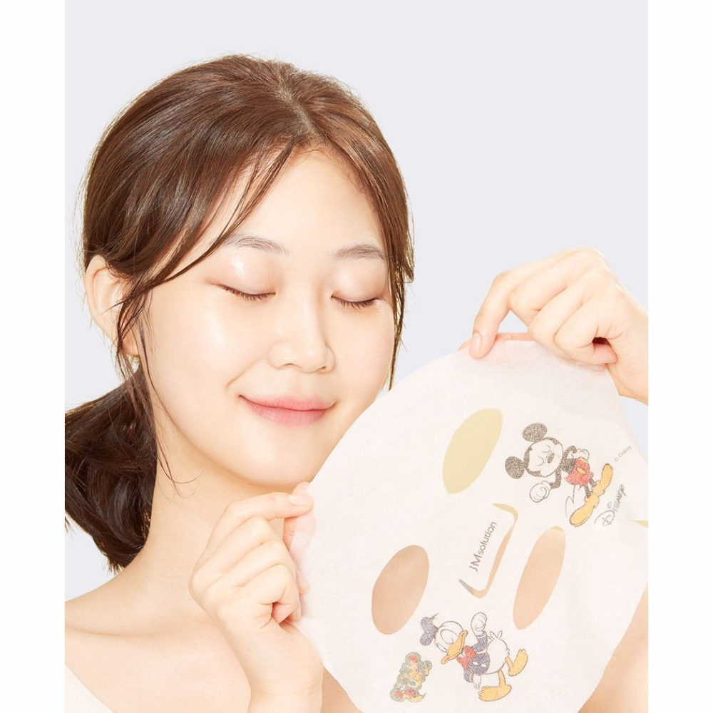 JMsolution Маска тканевая с хауттюйнией – Disney collection selfie barrier heartleaf mask, 30мл, шт