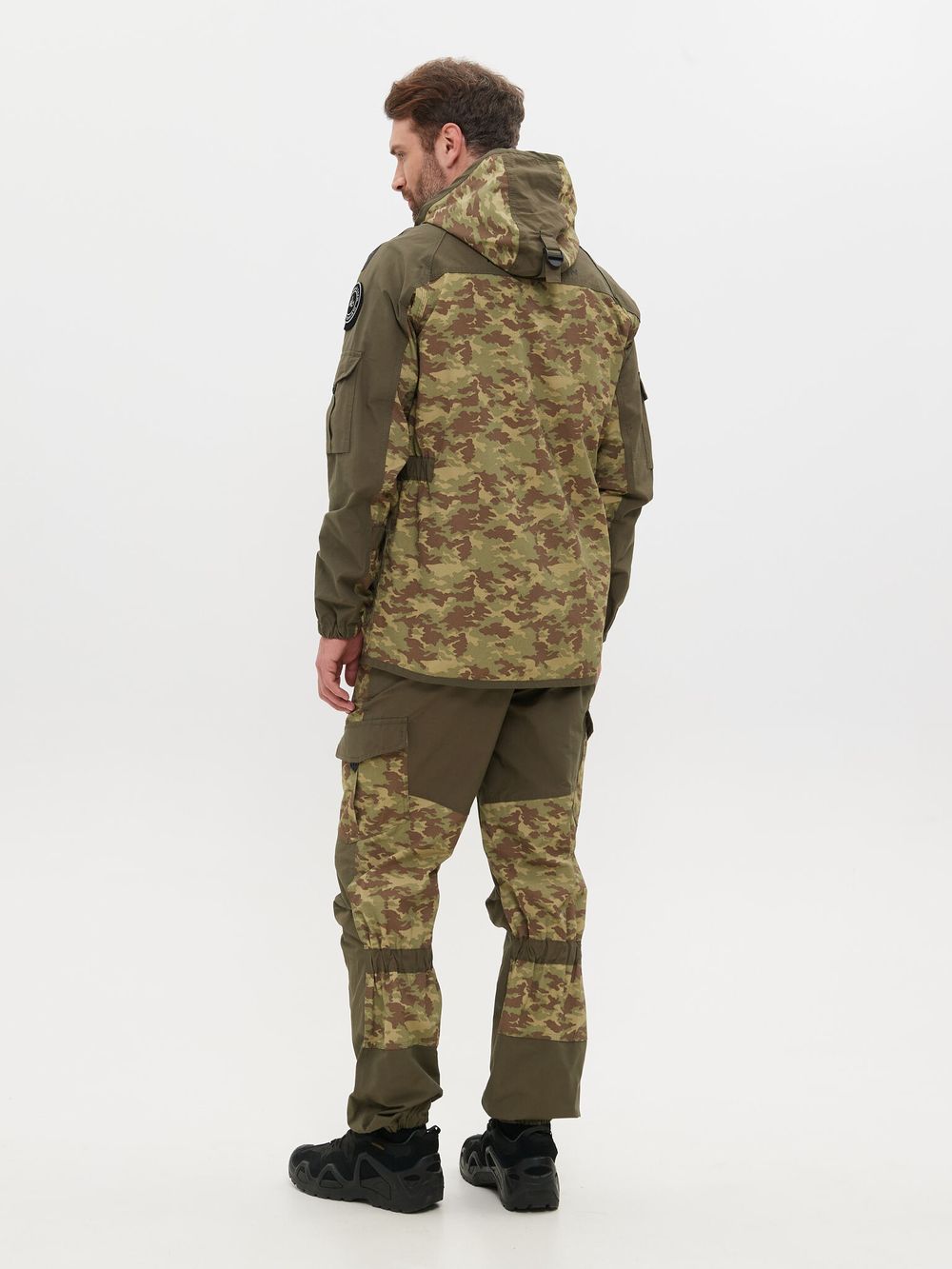 Костюм летний Горка-Люкс ткань Nylon Cotton Рип-Стоп цвет Хаки/MV-23