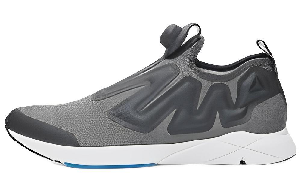 Reebok Pump Supreme Hoodie Coal comfortable and versatile trend non-slip lightweight low-top running shoes for men and women the same gray and black