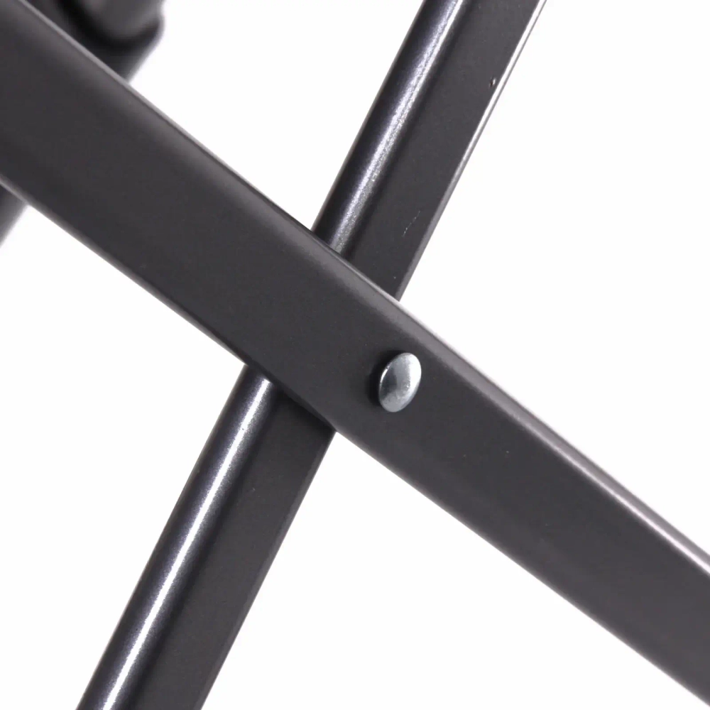 Кресло складное с подлокотниками до 120кг 64*53*90 см синее