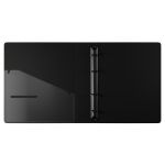 Папка на 4-х кольцах, А5 35мм, Berlingo Instinct, 700мкм, внутренний карман, аквамарин