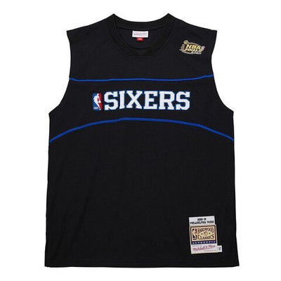 Футболка Mitchell&Ness NBA Authentic Sleeveless Shooting 2000/01 Philadelphia 76ers T-shirt Black
