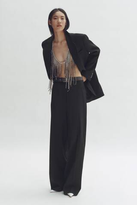 H&M - Stella McCartney Шерстяные классические брюки, черный