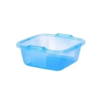 Таз квадратный 9л (Прозрачно-синий)