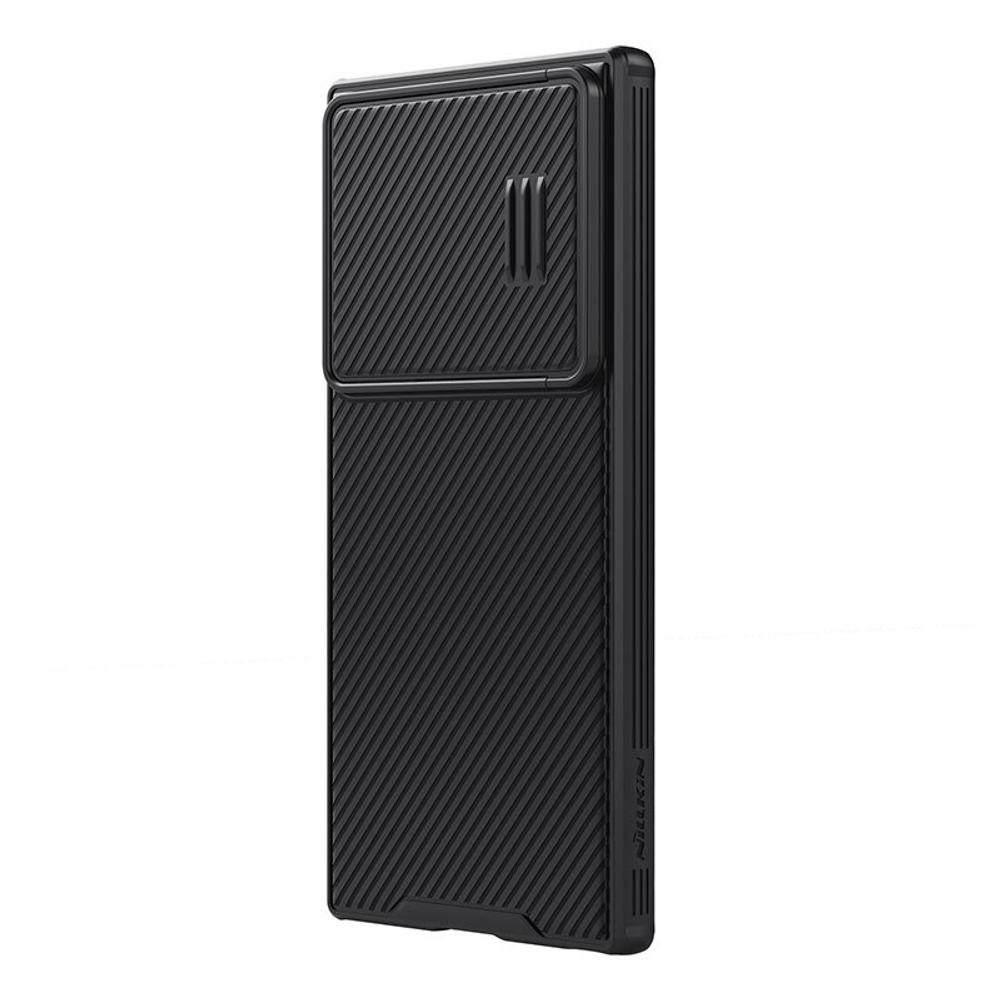 Чехол с беспроводной зарядкой от Nillkin для Samsung Galaxy S23 Ultra, серия CamShield S Magnetic Case, полуавтоматическая конструкция сдвижной крышки