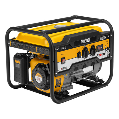 Генератор бензиновый (3.3 кВт) Denzel PS 33