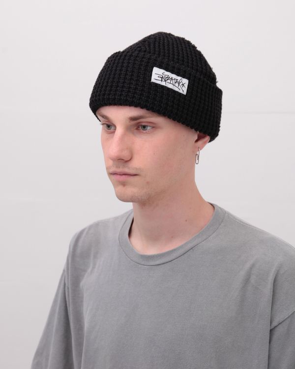 Шапка Waffle Black - фото 1