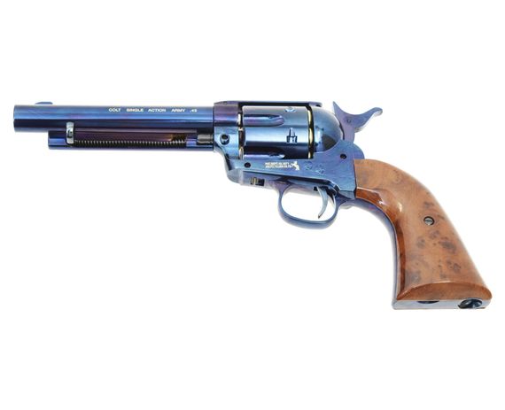 Пневматический револьвер Umarex Colt SAA 45 BB Blued