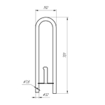 Поручень откидной (к компакту Дон)