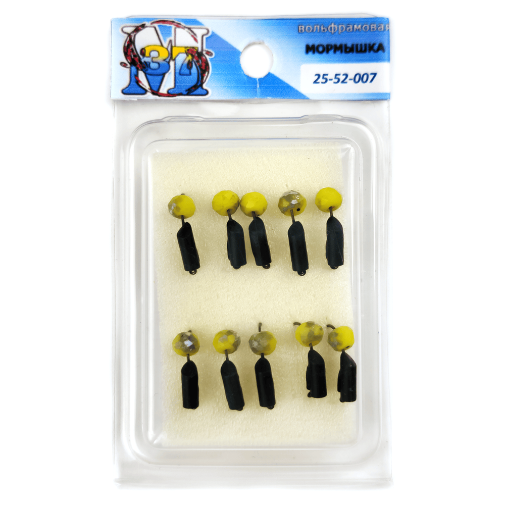 Мормышка "Столбик" с коронкой + подвеска (2.5мм)