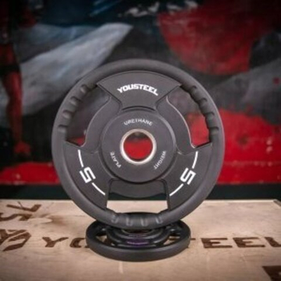 Диск TPU с ручками 5 кг